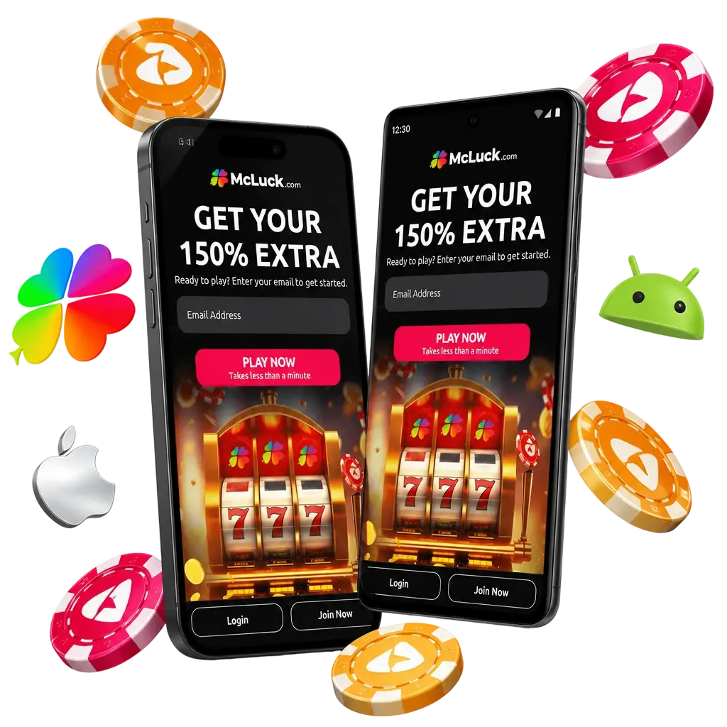 McLuck app on Android and iOS devices