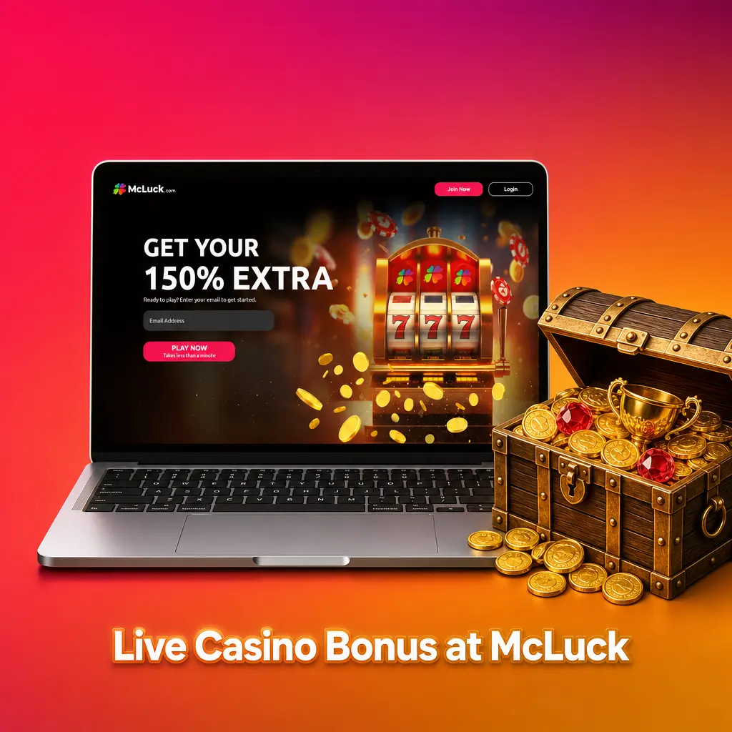McLuck live casino bonus promotion