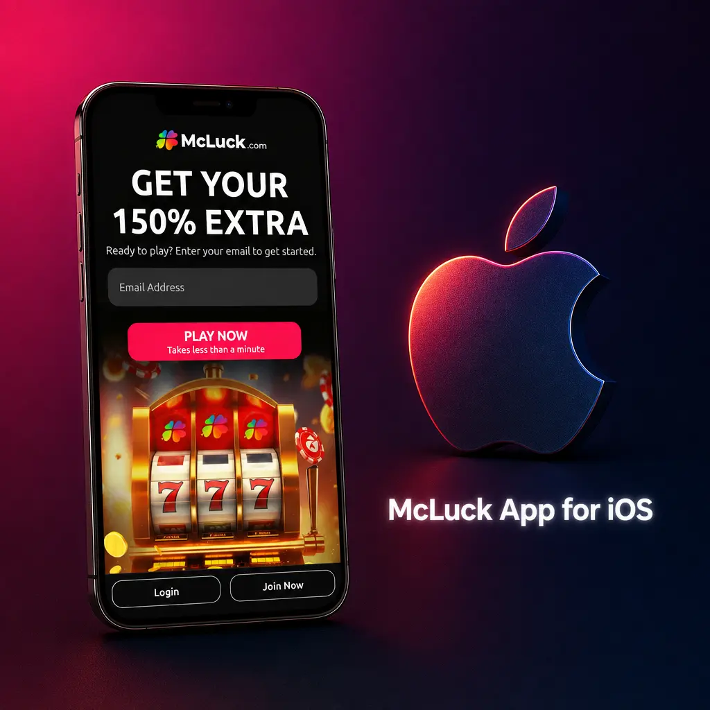 McLuck app running on an iPhone home screen
