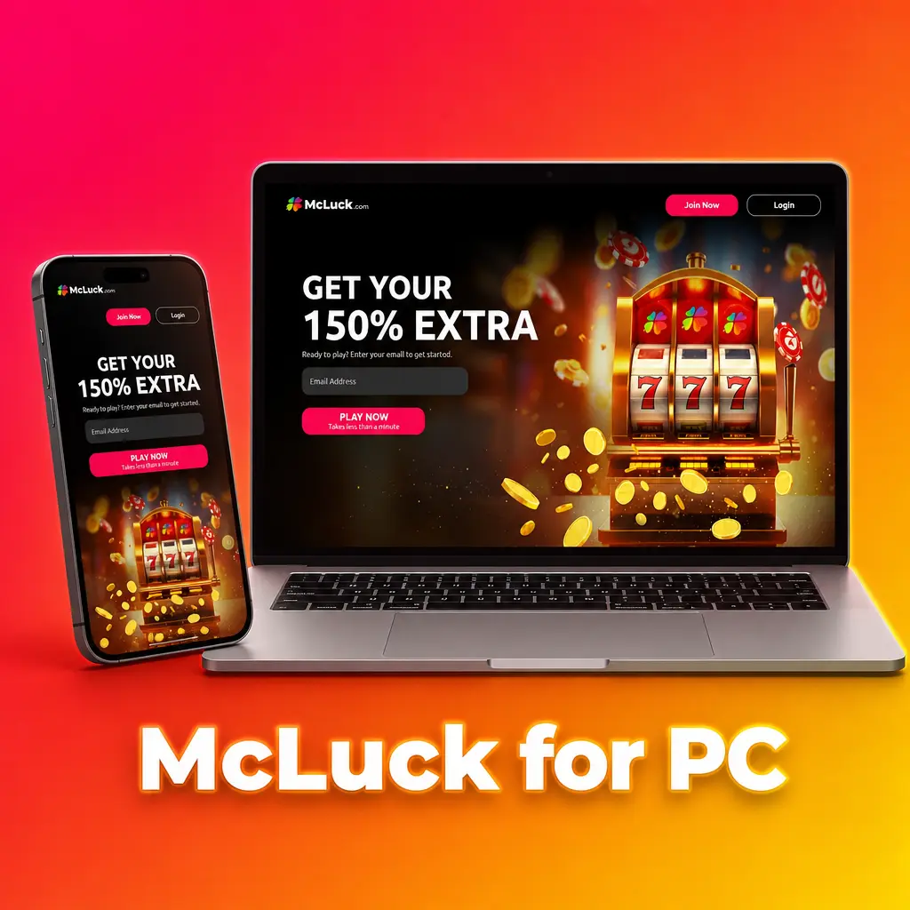 McLuck casino running in a desktop browser
