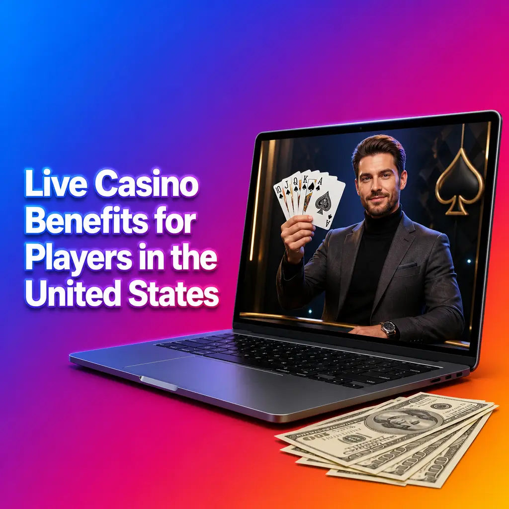 Live dealer casino table for players in the United States