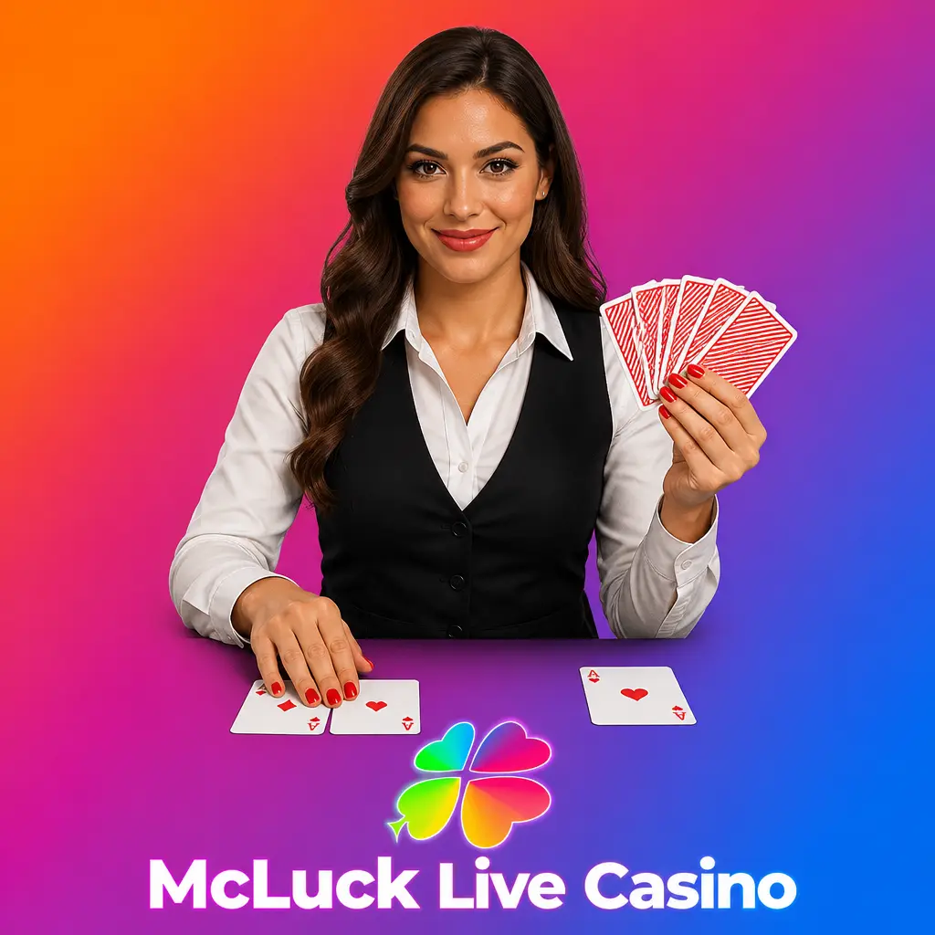 Live dealer studio streaming a McLuck Casino table