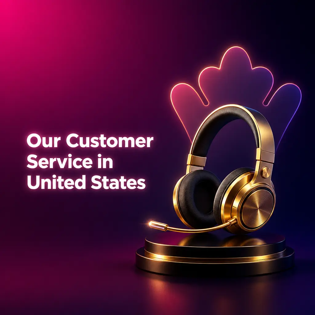 Customer support representative assisting a player