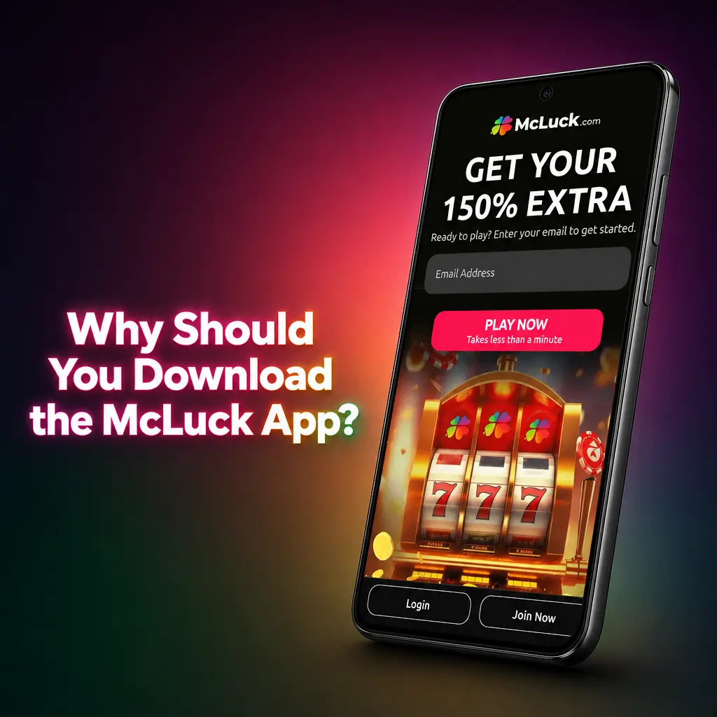 McLuck app running on a mobile phone